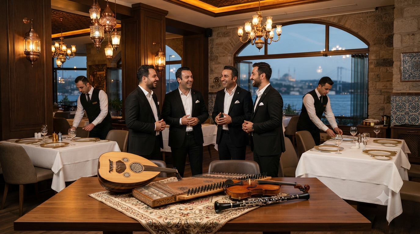 Fasıl ekibi fiyatları için canlı müzik sahne düzeni